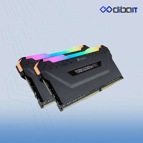 رم دسکتاپ DDR4 کورسیر مدل Vengeance RGB PRO ظرفیت 32 گیگابایت دو کاناله 3200 مگاهرتز CL16